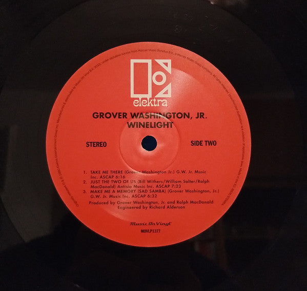 Grover Washington, Jr. ~ Winelight (Vinyl) - Djungel & Jazz