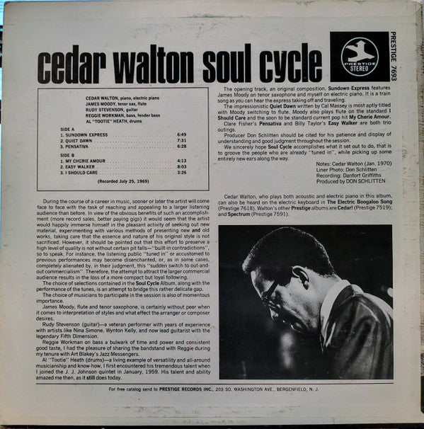 Cedar Walton ~ Soul Cycle (Vinyl) - Djungel & Jazz