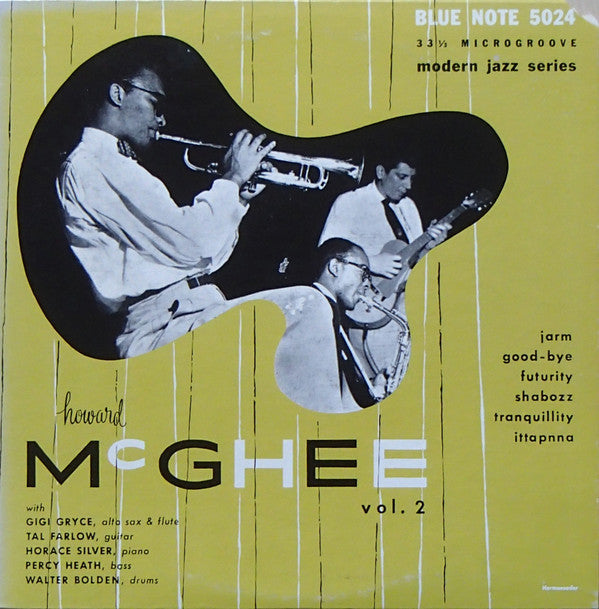 Howard McGhee : Howard McGhee Volume 2 (10", Mono, RE)