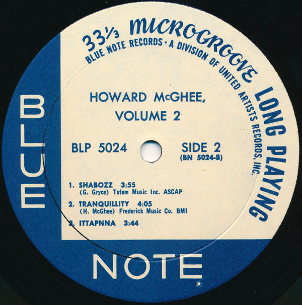 Howard McGhee ~ Howard McGhee Volume 2 (Vinyl) - Djungel & Jazz