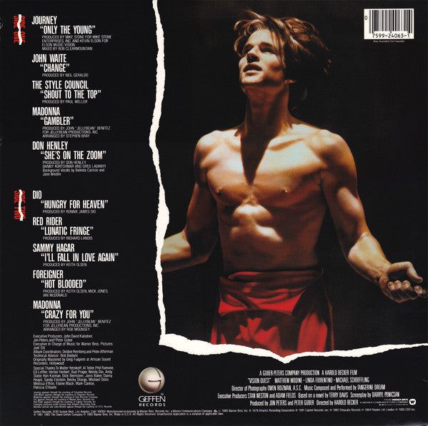 Various : Vision Quest (Original Motion Picture Sound Track) (LP, Comp, Spe)