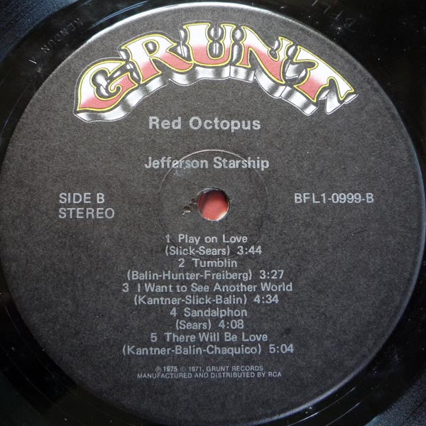 Jefferson Starship ~ Red Octopus (Vinyl) - Djungel & Jazz