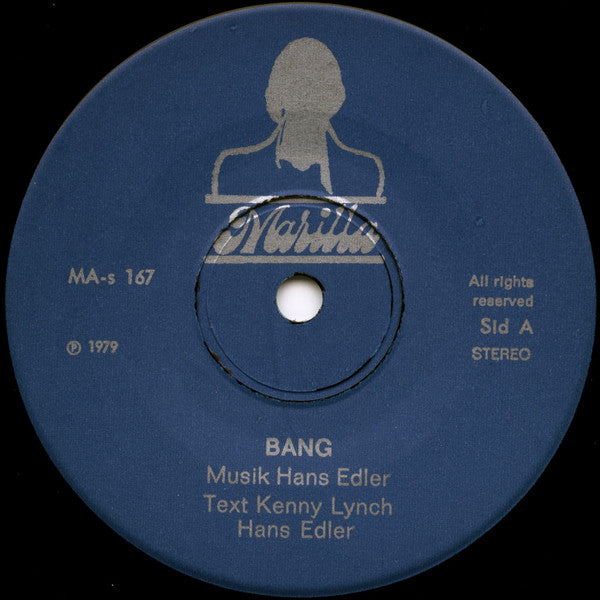 Hans Edler : Bang / Melt Down (7", Single)