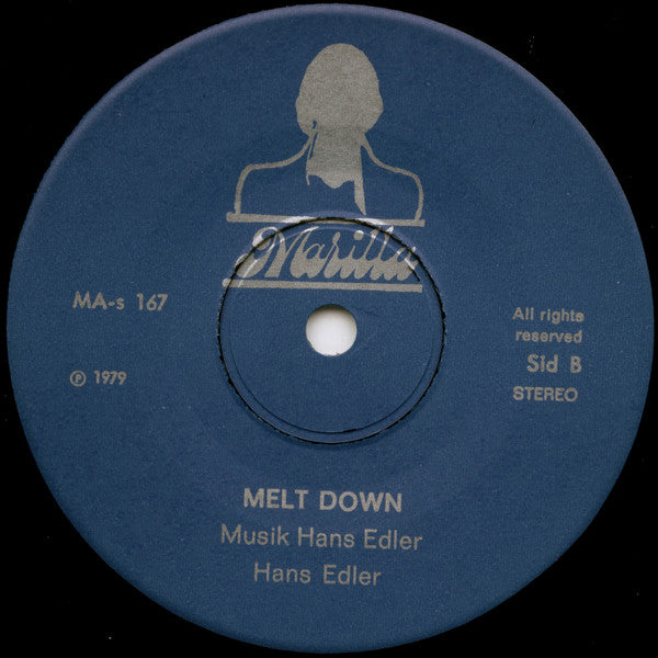 Hans Edler : Bang / Melt Down (7", Single)