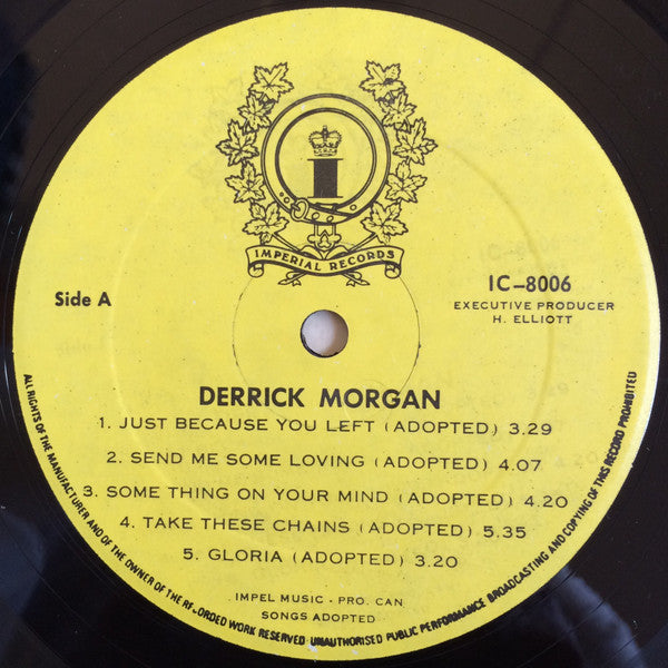Derrick Morgan ~ Love City (Vinyl) - Djungel & Jazz