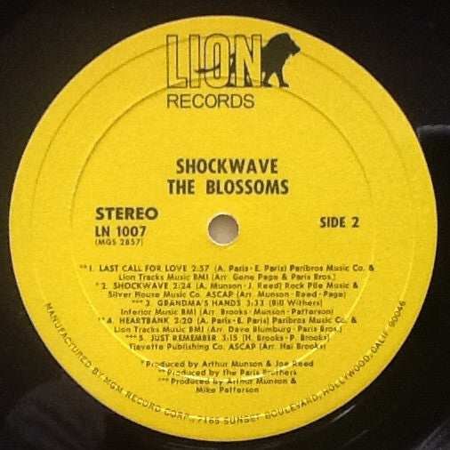 The Blossoms ~ Shockwave (Vinyl) - Djungel & Jazz