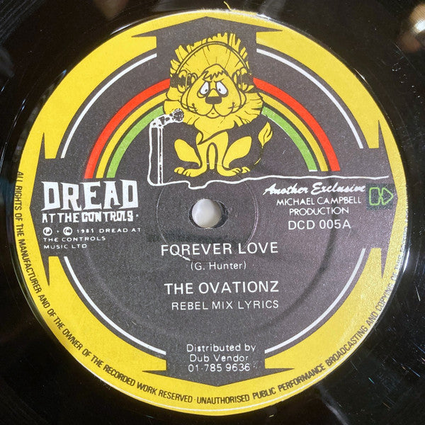 The Ovations (2), Reverend Sunshine : Forever Love / The Girl I Love (12", Single)
