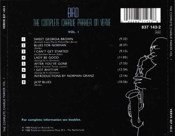 Charlie Parker ~ Bird (The Complete Charlie Parker On Verve) (Vinyl) - Djungel & Jazz