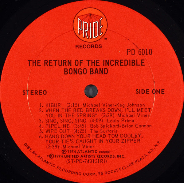 The Incredible Bongo Band ~ The Return Of The Incredible Bongo Band (Vinyl) - Djungel & Jazz