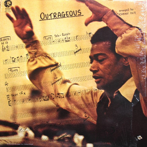 Johnny Pate ~ Outrageous (Vinyl) - Djungel & Jazz