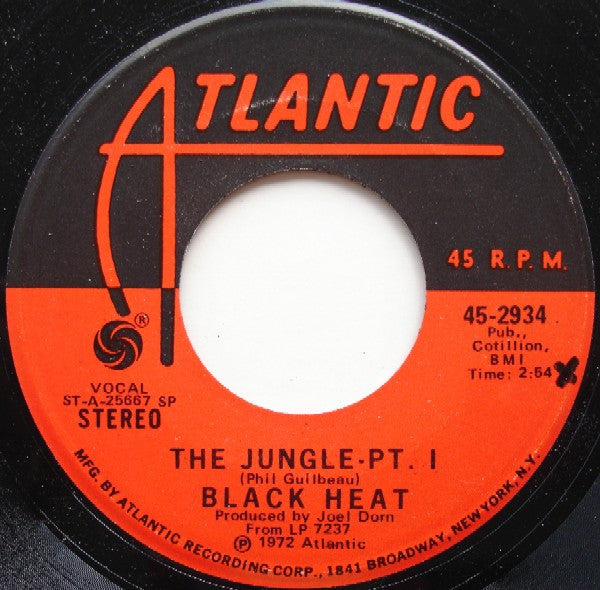 Black Heat ~ The Jungle (Vinyl) - Djungel & Jazz