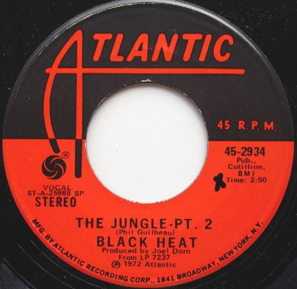 Black Heat ~ The Jungle (Vinyl) - Djungel & Jazz