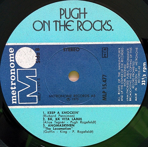 Pugh* : On The Rocks (LP, Album, Gat)