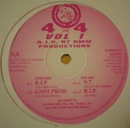 R.I.P. Productions / N7 / GMM Productions : 4x4 Vol 1 (12")