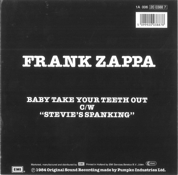 Frank Zappa ~ Baby, Take Your Teeth Out (Vinyl) - Djungel & Jazz