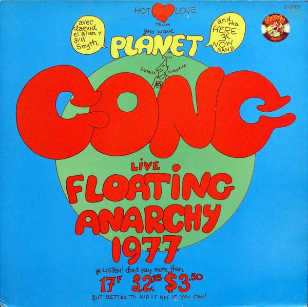 Planet Gong  ~ Live Floating Anarchy 1977 (Vinyl) - Djungel & Jazz