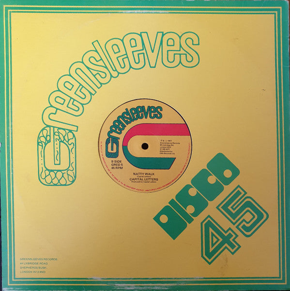 Capital Letters ~ Smoking My Ganja (Vinyl) - Djungel & Jazz