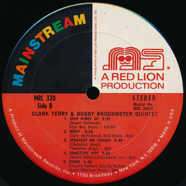 Clark Terry - Bobby Brookmeyer Quintet ~ Straight No Chaser (Vinyl) - Djungel & Jazz