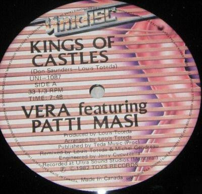 Vera (2) featuring Patti Masi : Kings Of Castles (12")