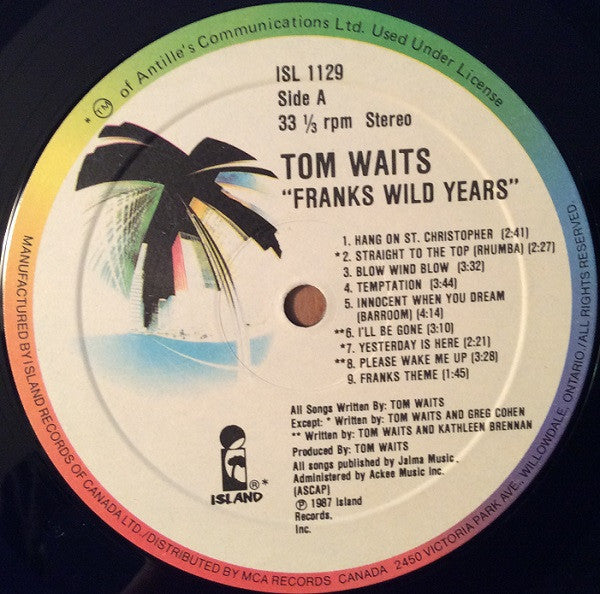 Tom Waits ~ Franks Wild Years (Vinyl) - Djungel & Jazz