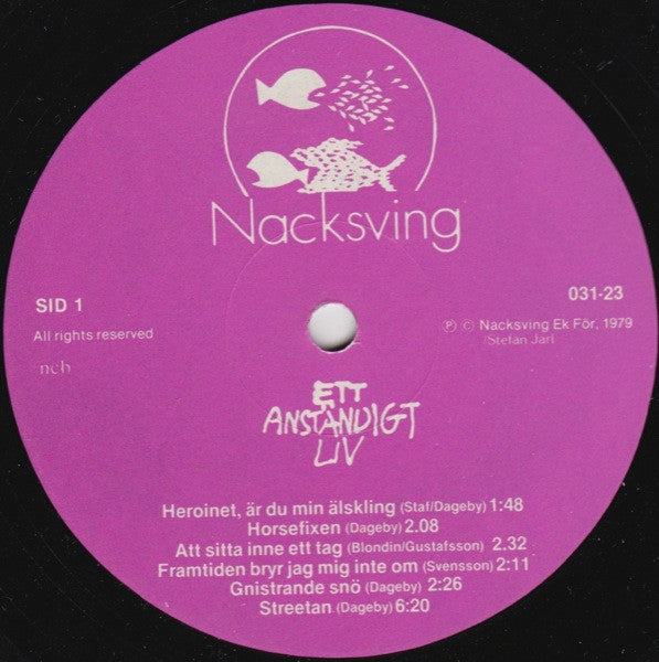 Various : Ett Anständigt Liv (LP, Album)