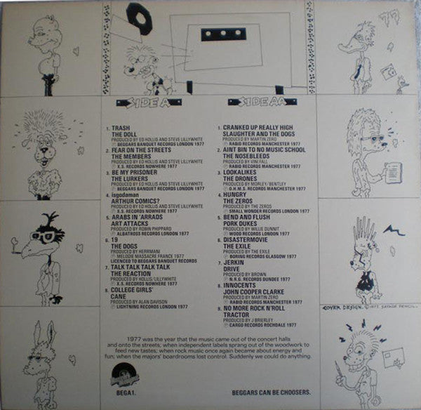 Various : Streets (Select Highlights From Independent British Labels) (LP, Comp)