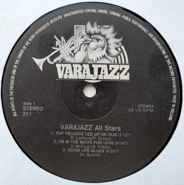 De VARAJAZZ All Stars ~ De VARAJAZZ All Stars (Vinyl) - Djungel & Jazz
