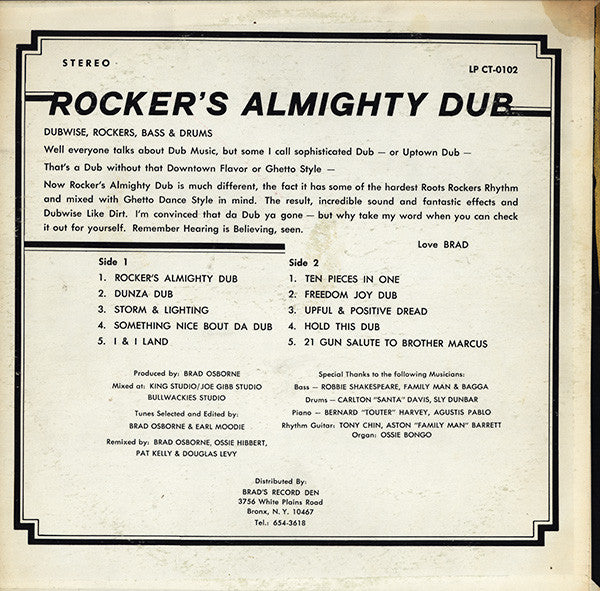 Various : Rockers Almighty Dub (LP, Album)