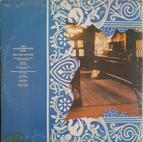 The Allman Brothers Band ~ Win, Lose Or Draw (Vinyl) - Djungel & Jazz