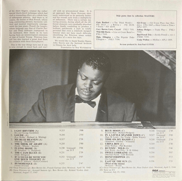 The Oscar Peterson Trio ~ I Got Rhythm / Oscar Peterson Trio Vol. 1 (Vinyl) - Djungel & Jazz