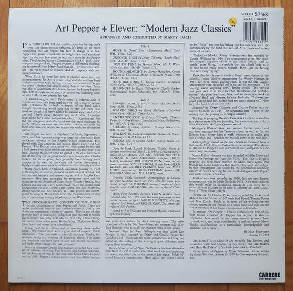 Art Pepper ~ Art Pepper + Eleven (Vinyl) - Djungel & Jazz