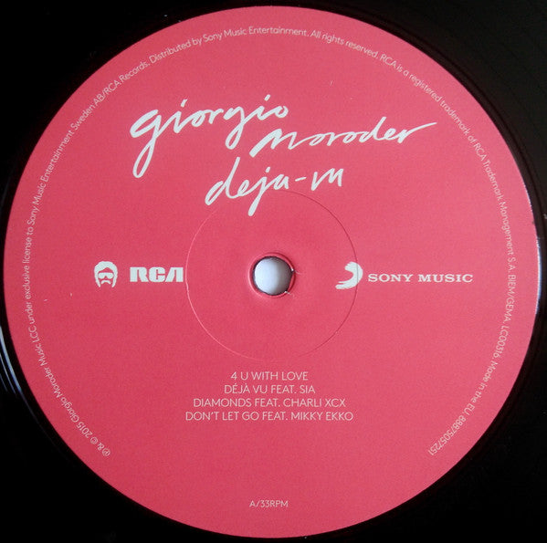 Giorgio Moroder ~ Deja-Vu (Vinyl) - Djungel & Jazz