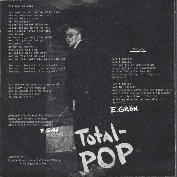 E. Grön ~ Totalpop (Vinyl) - Djungel & Jazz