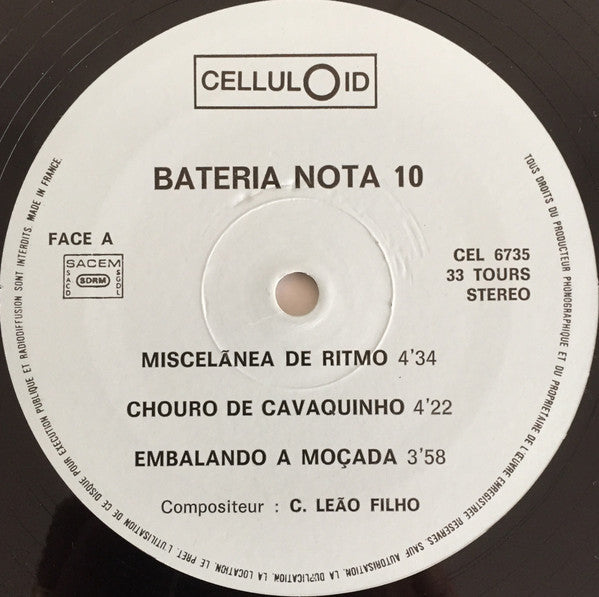 Clara Leão Filho ~ Bateria Nota 10 (Vinyl) - Djungel & Jazz