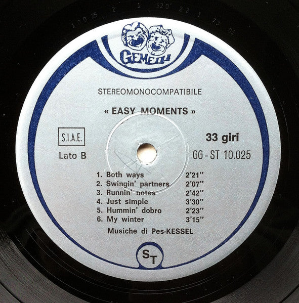 Carlo Pes - Barney Kessel : Easy Moments (LP)