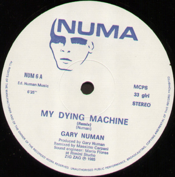 Gary Numan ~ My Dying Machine (Vinyl) - Djungel & Jazz