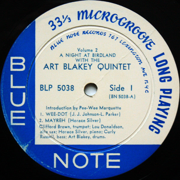 Art Blakey Quintet ~ A Night At Birdland, Vol. 2 (Vinyl) - Djungel & Jazz