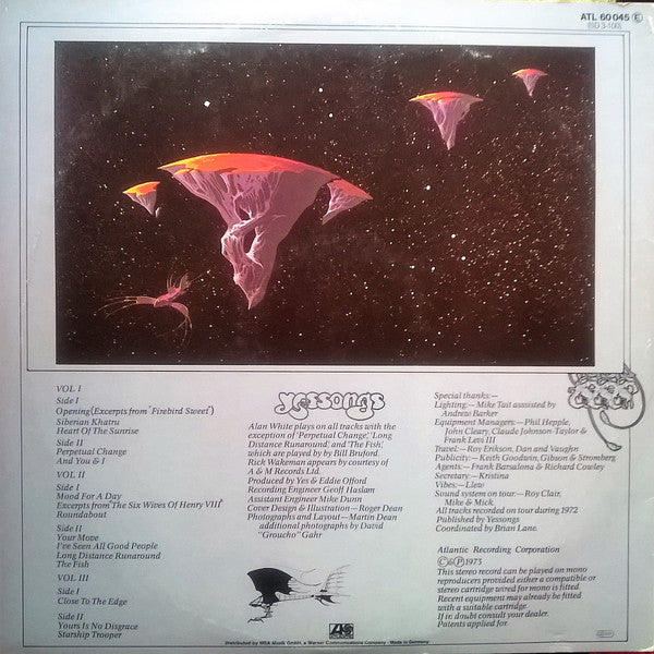 Yes ~ Yessongs (Vinyl) - Djungel & Jazz