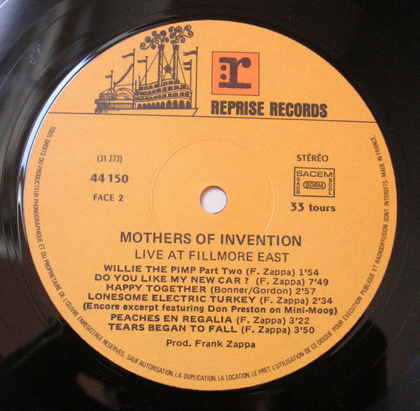 The Mothers ~ Fillmore East - June 1971 (Vinyl) - Djungel & Jazz