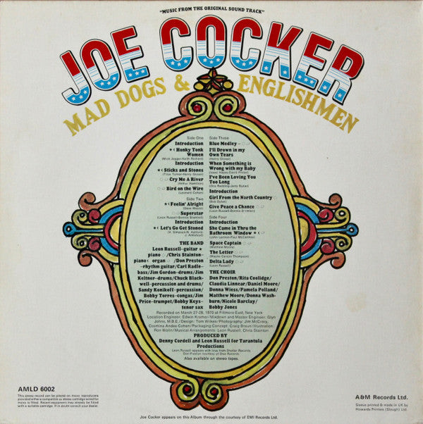 Joe Cocker ~ Mad Dogs & Englishmen (Vinyl) - Djungel & Jazz