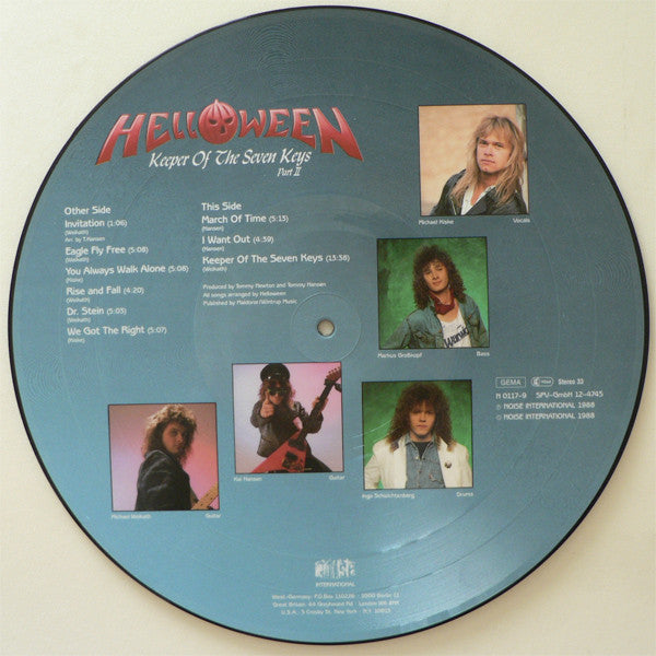 Helloween : Keeper Of The Seven Keys (Part II) (LP, Album, Pic)