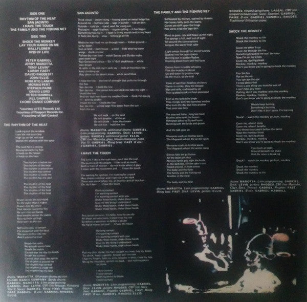 Peter Gabriel : Security (LP, Album, Cin)