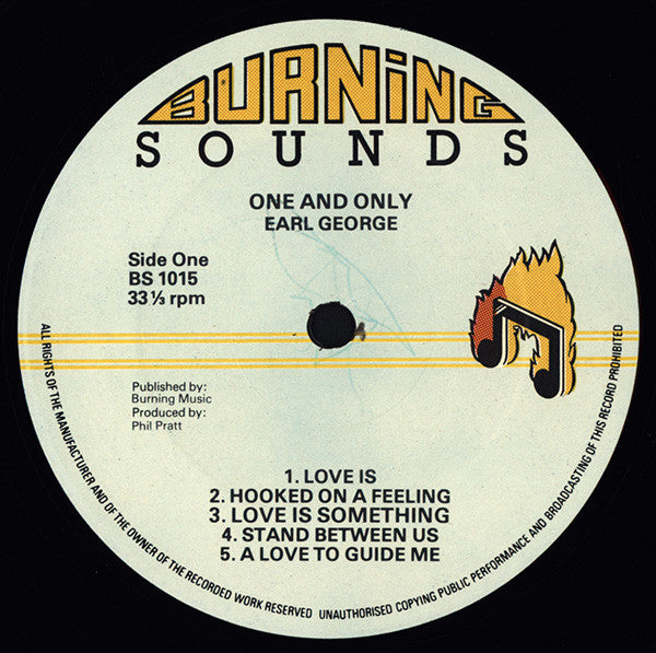 Earl George : One & Only (LP)
