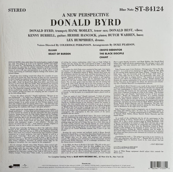 Donald Byrd ~ A New Perspective (Vinyl) - Djungel & Jazz