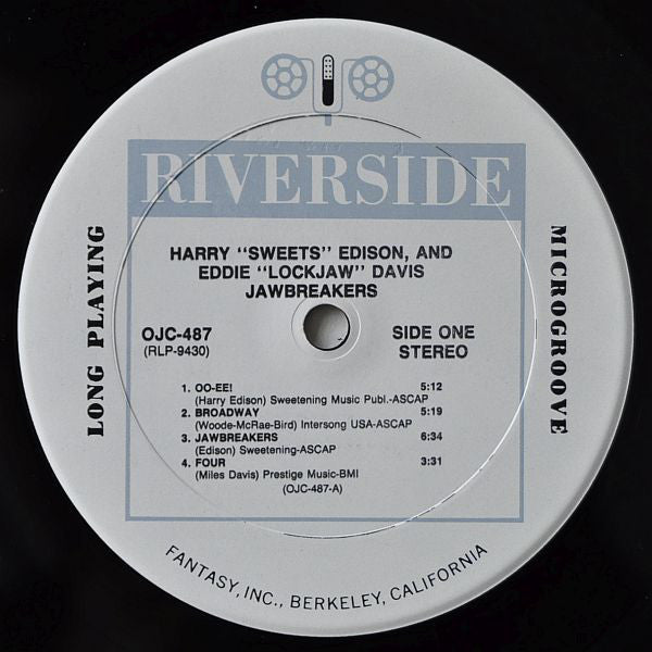 "Sweets" Edison And "Lockjaw" Davis ~ Jawbreakers (Vinyl) - Djungel & Jazz
