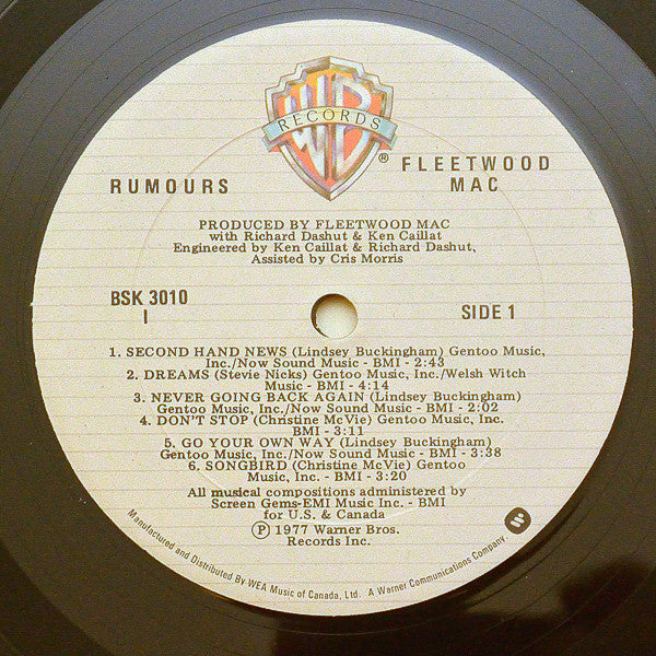 Fleetwood Mac ~ Rumours (Vinyl) - Djungel & Jazz