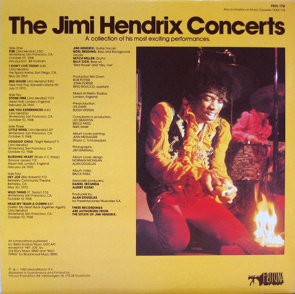 Jimi Hendrix ~ The Jimi Hendrix Concerts (Vinyl) - Djungel & Jazz