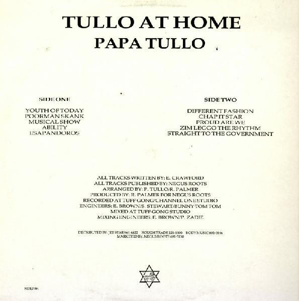 Papa Tullo : Tullo At Home (LP, Album)