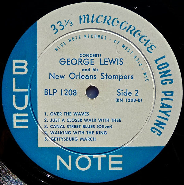 George Lewis And His New Orleans Stompers ~ Concert! (Vinyl) - Djungel & Jazz