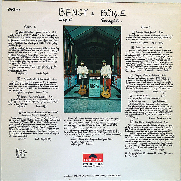 Bengt Edqvist & Börje Sandquist ~ Glasblåsarns Barn (Vinyl) - Djungel & Jazz